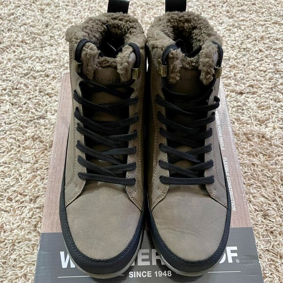 NEW Weatherproof Men's Sneakerboots Boots Shoes Brown, Size 10 - Picture 5 of 9